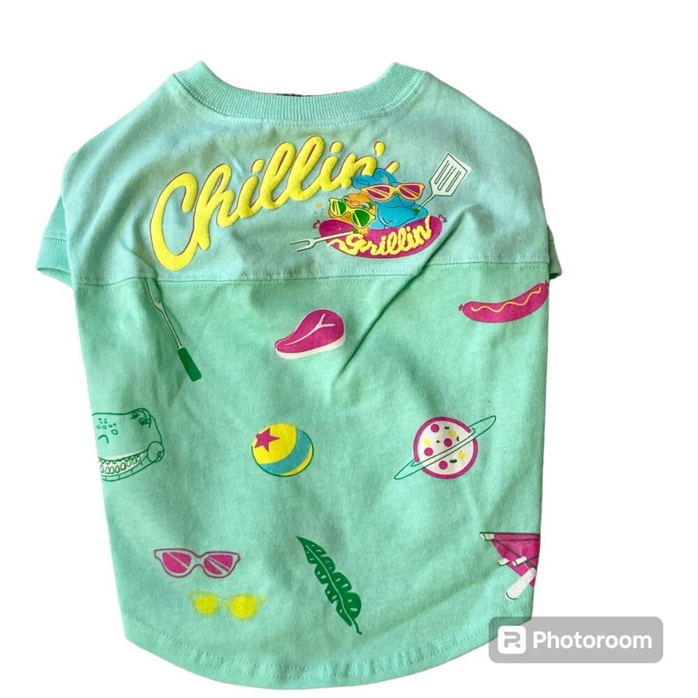 Disney Tails Pet Dog Spirit Jersey T-Shirt Size M Toy Story Reach for the Fries